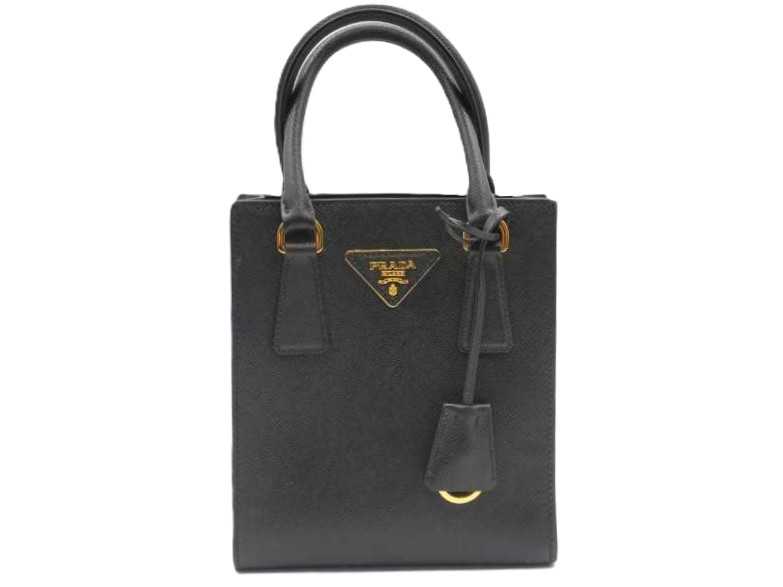 プラダ買取 ルクス 2WAYバッグ サフィアーノ ブラック 1BA358